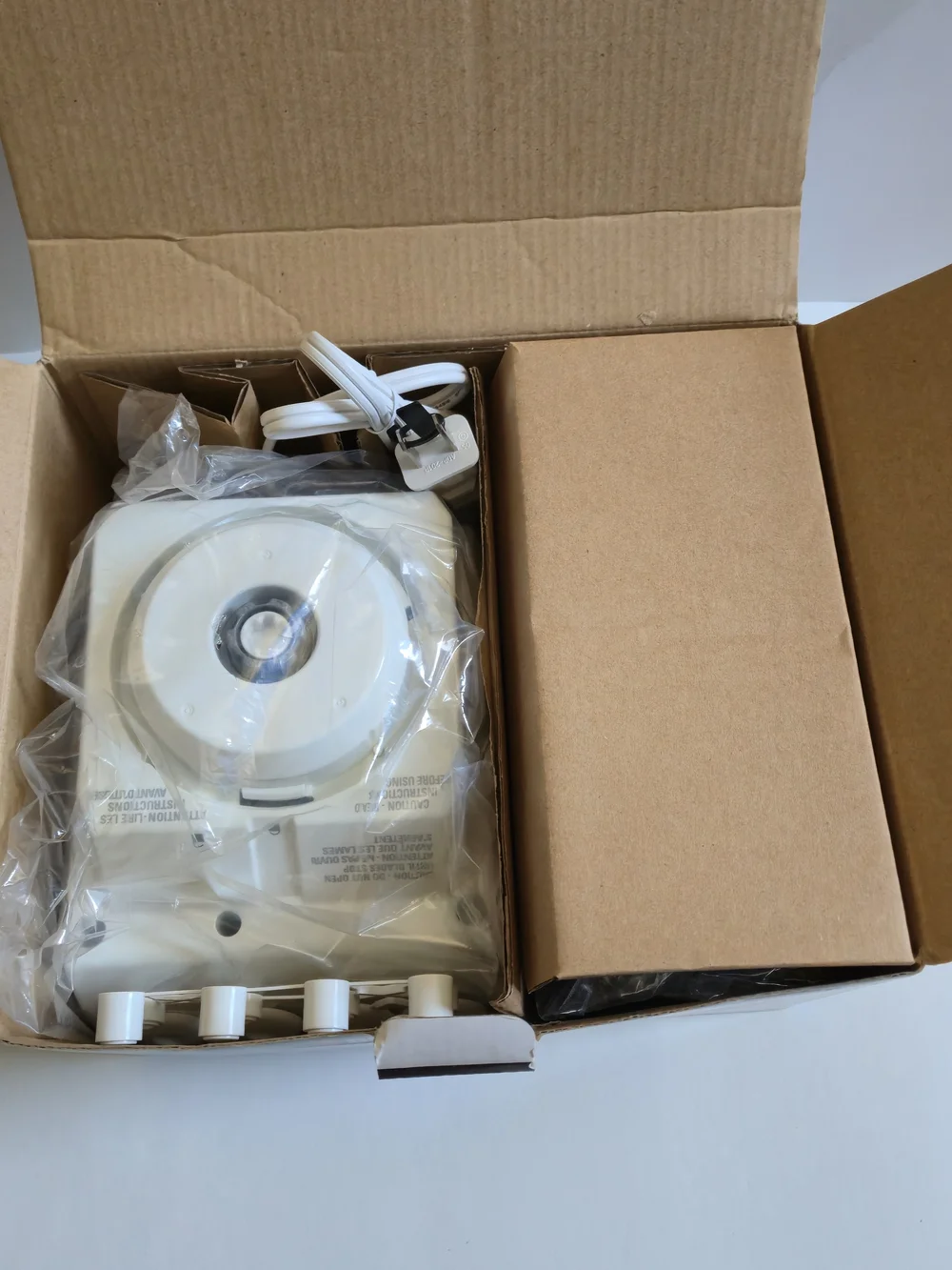 Black & Decker Spacemaker Under Cabinet Coffee Grinder New Open Box White